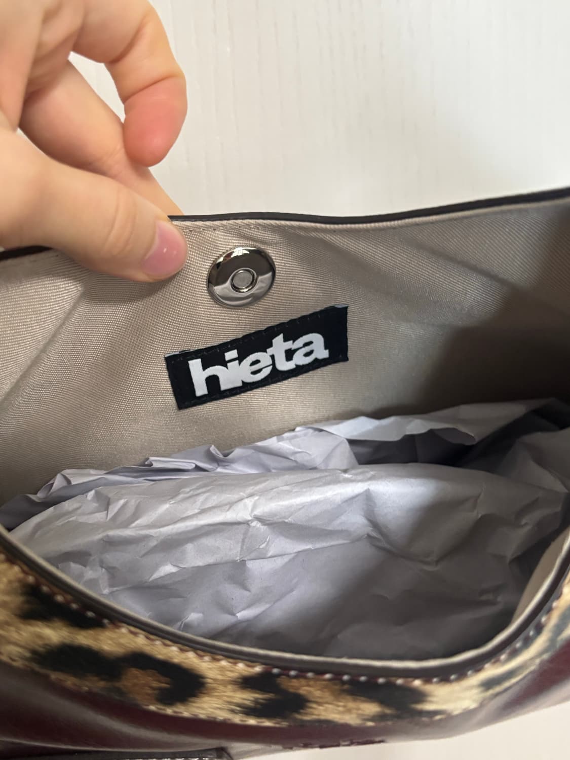 히에타 hieta 가방 마야백 와인 / 정가 165,000 상품이미지4