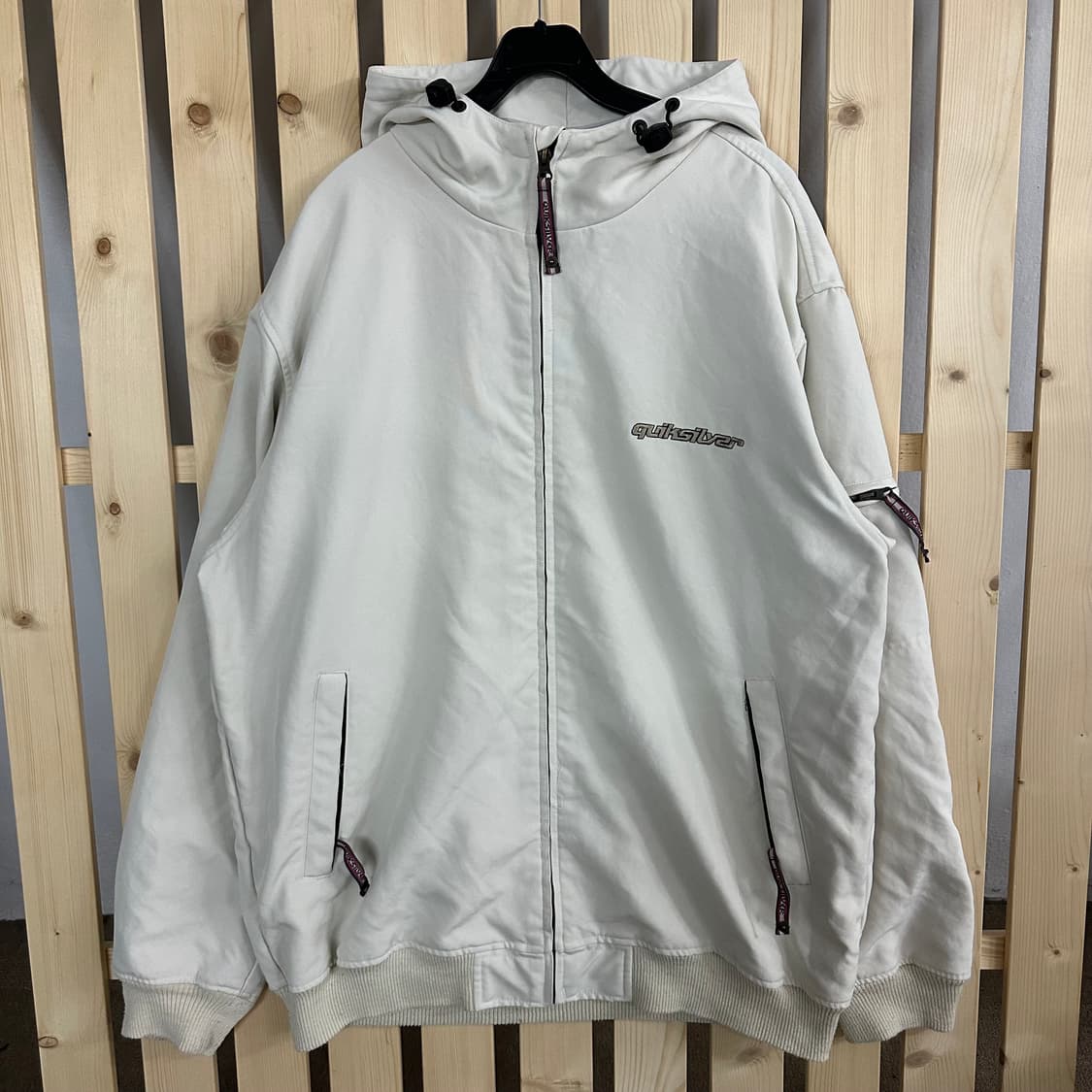 (XL) 퀵실버 빅로고 헤비 후드 자켓 상품이미지2