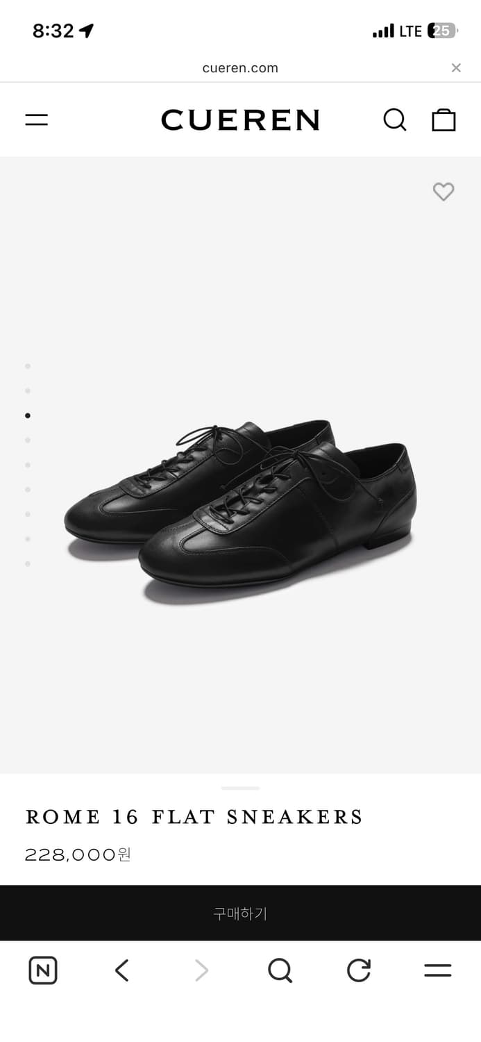 CUEREN(쿠에른)_Rome 16 Flat Sneakers 상품이미지3