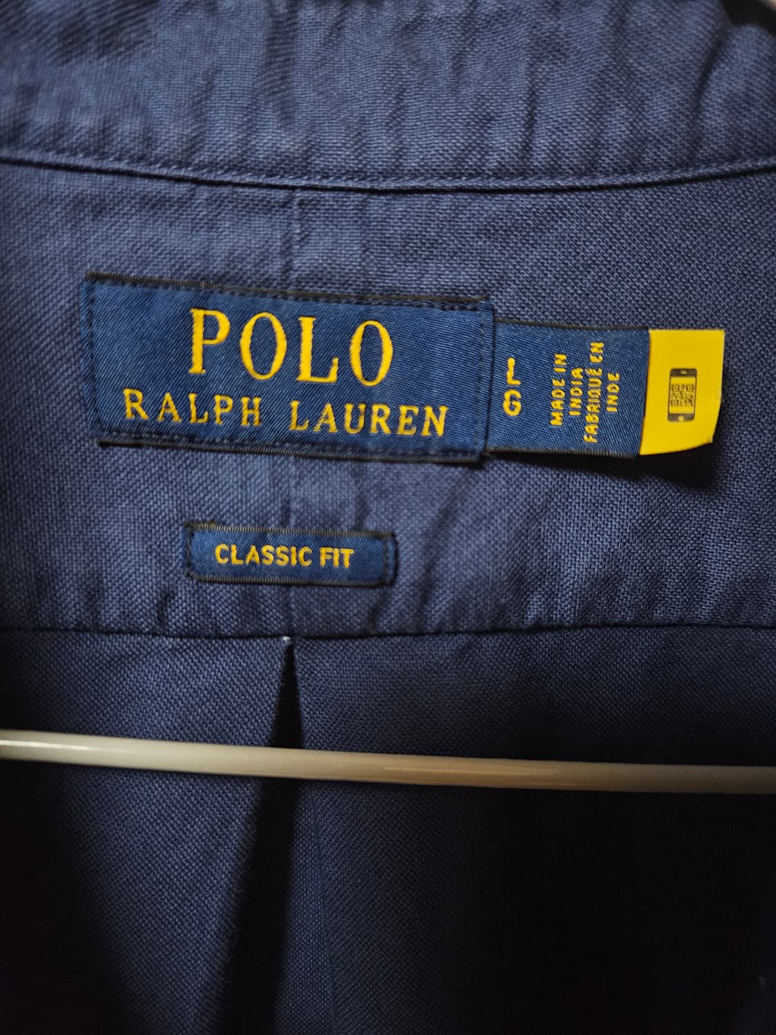 정품 폴로랄프로렌 네이비 셔츠 L사이즈 상품이미지2