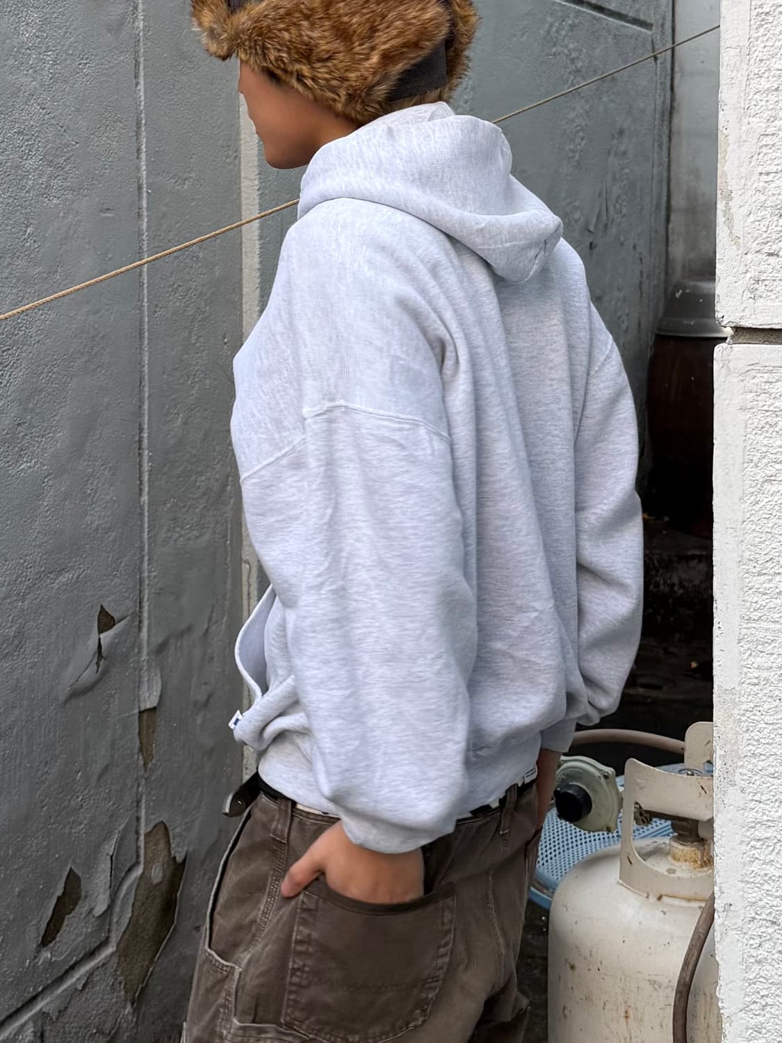 90‘s 러셀 후드집업 상품이미지2