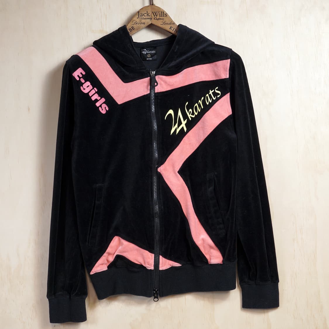 24karat 벨벳 후드 집업 상품이미지2