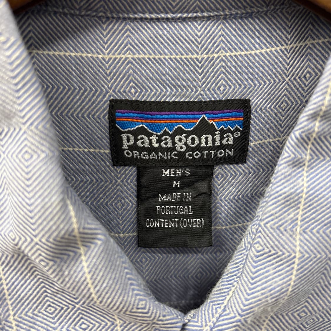 00s 파타고니아 오가닉코튼 지오매트릭 자카드 패턴셔츠 N964 상품이미지8