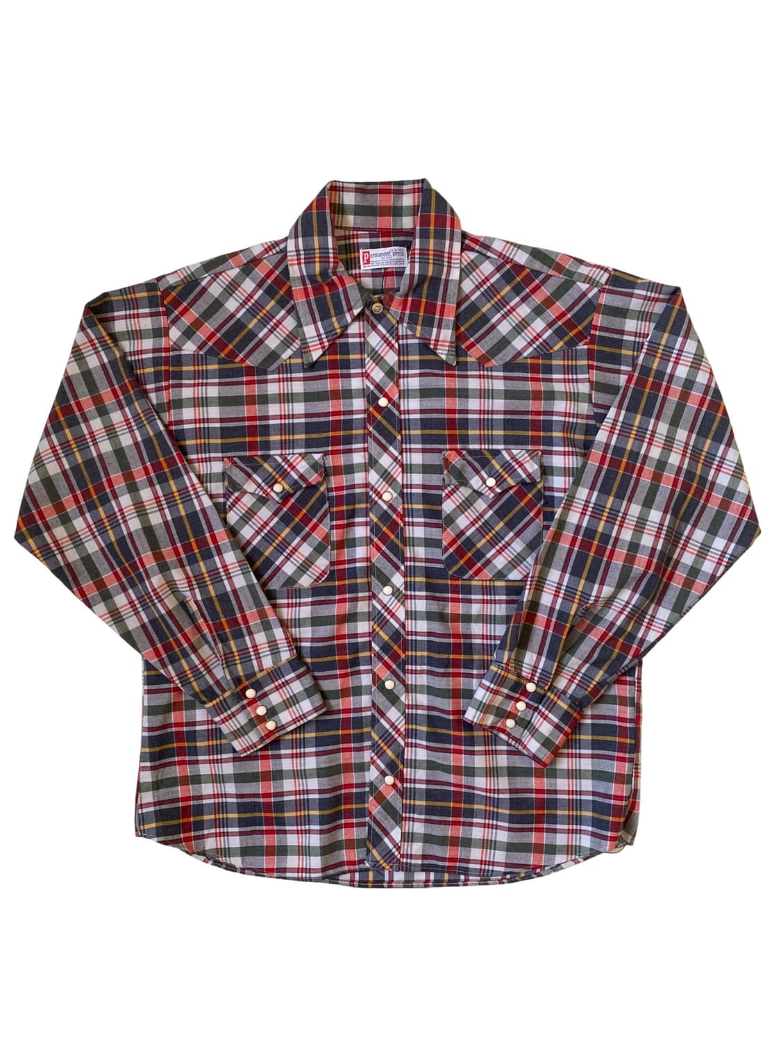 빈티지 체크 포켓 셔츠 (Man 2XL) AB1315 상품이미지2