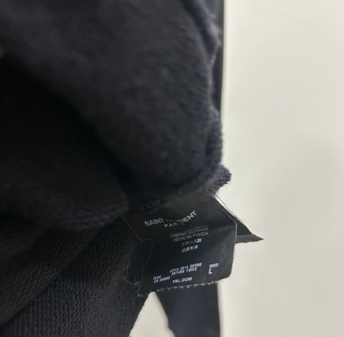 생로랑 에디슬리먼 랜스킨패치 스웨트셔트 상품이미지6