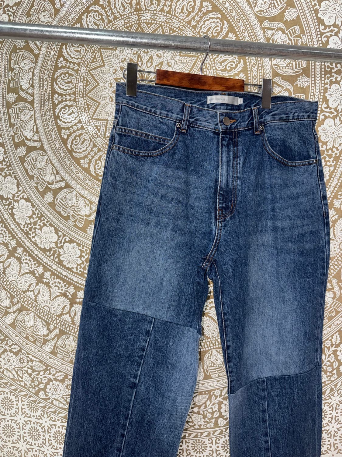 라이풀 절개 디테일 데님팬츠  상품이미지4