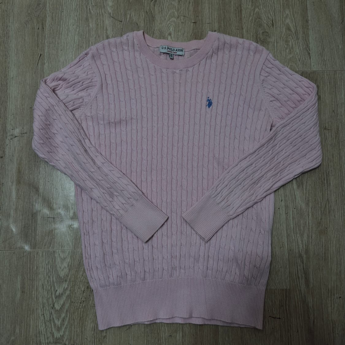 US 폴로 아센 케이블 꽈배기 니트 M(95) 상품이미지1
