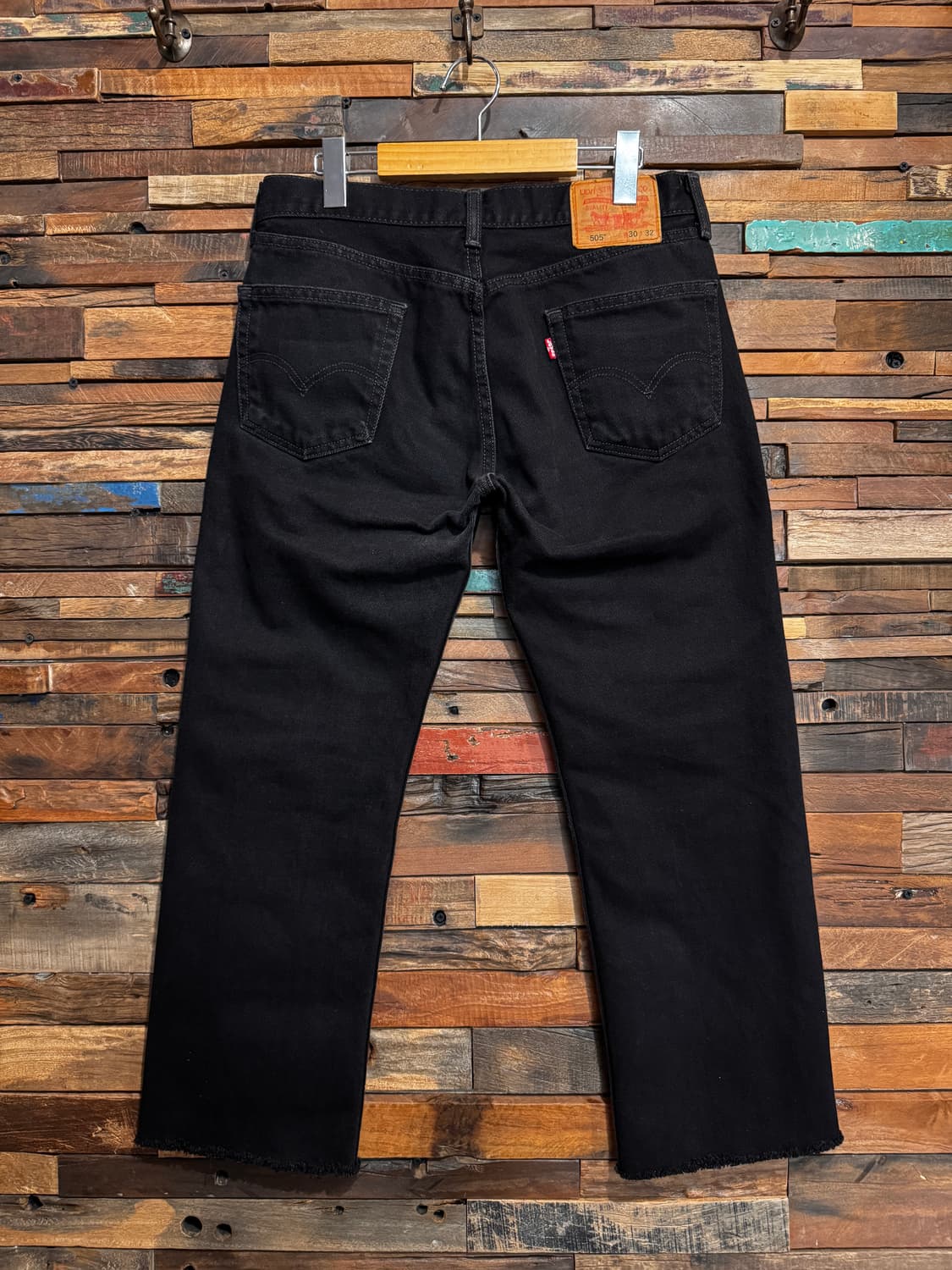 Levis 505 Cutted Black Denim Pants (31) 상품이미지1