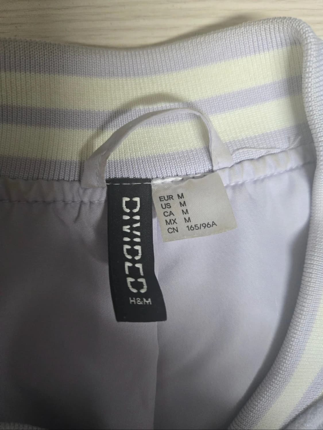 H&M 바시티 자켓 바이올렛 상품이미지2