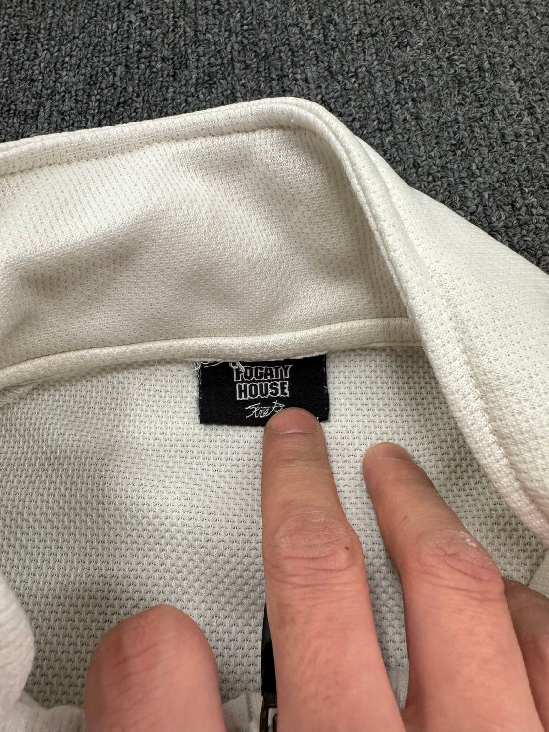 L)Fogaty House vintage 프린팅 트랙 반팔 집업 상품이미지3