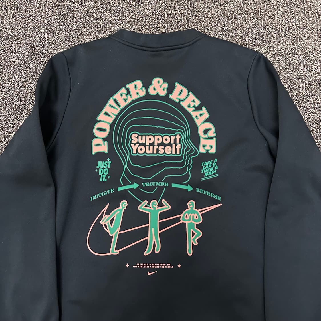 NIKE 나이키 기모 맨투맨 블랙 L 상품이미지6