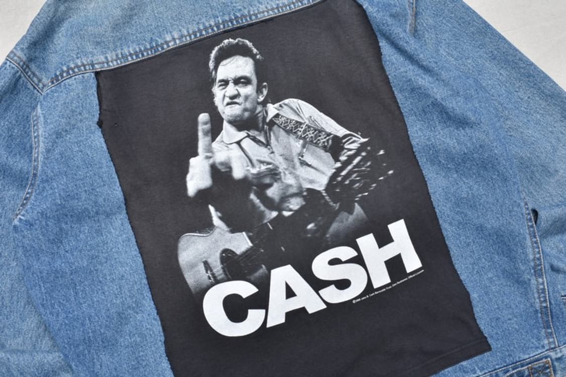 90S gap 갭 빅사이즈 락밴드 티셔츠 레전드 데님 청자켓 USA 상품이미지7