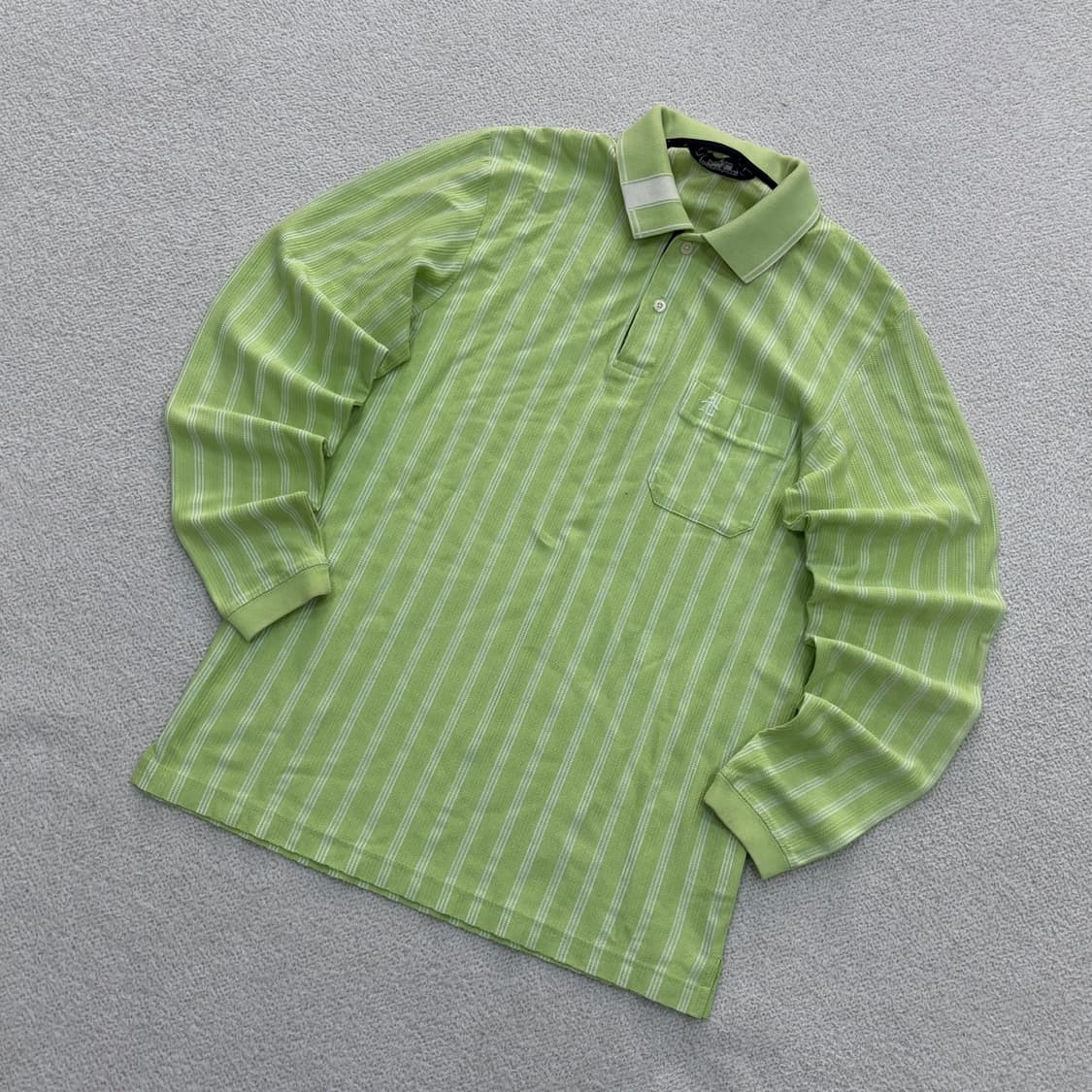 M 먼싱웨어 스트라이프 긴팔 카라 0428E 상품이미지1