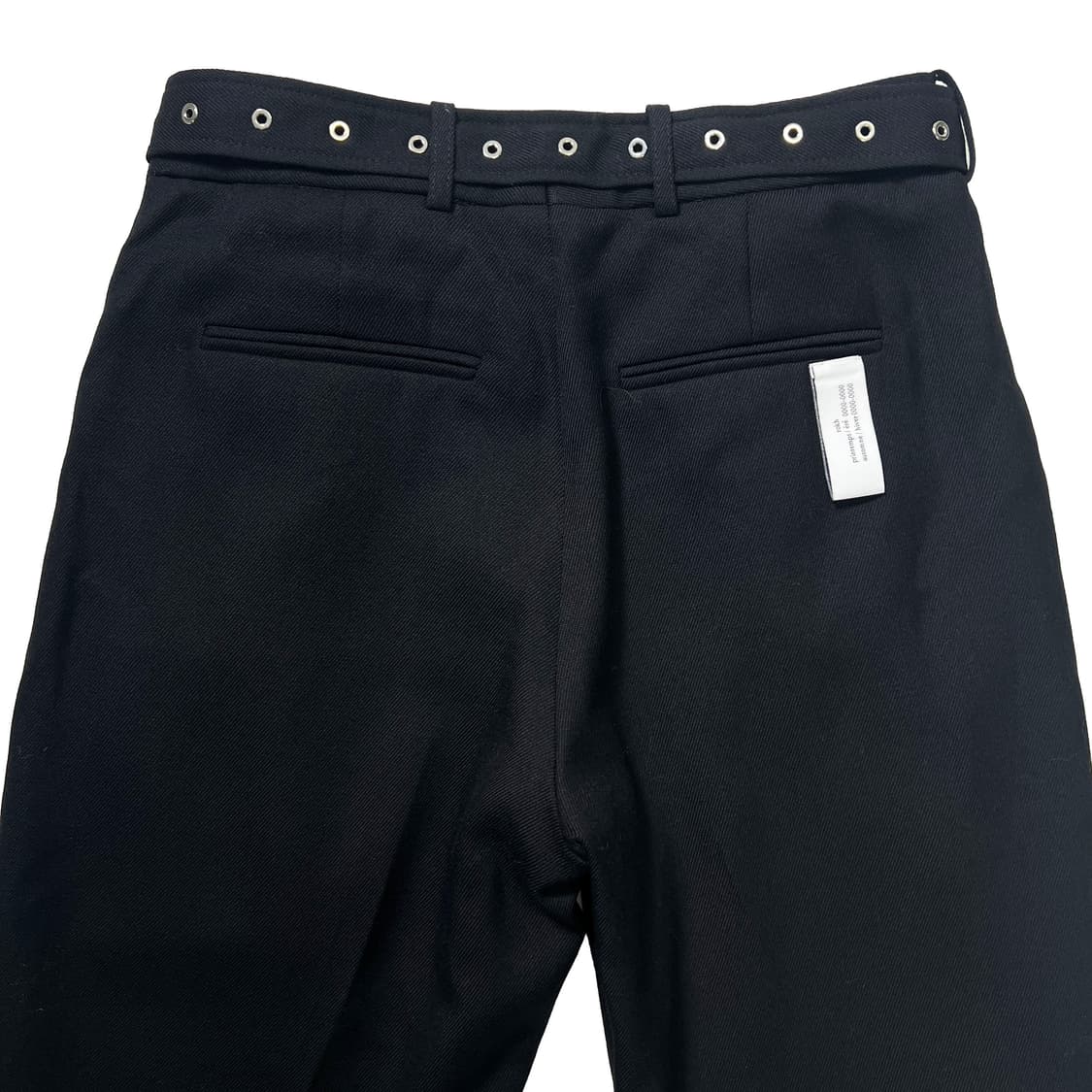 H&M rokh 벨티드 울 팬츠 블랙 (46) 상품이미지5