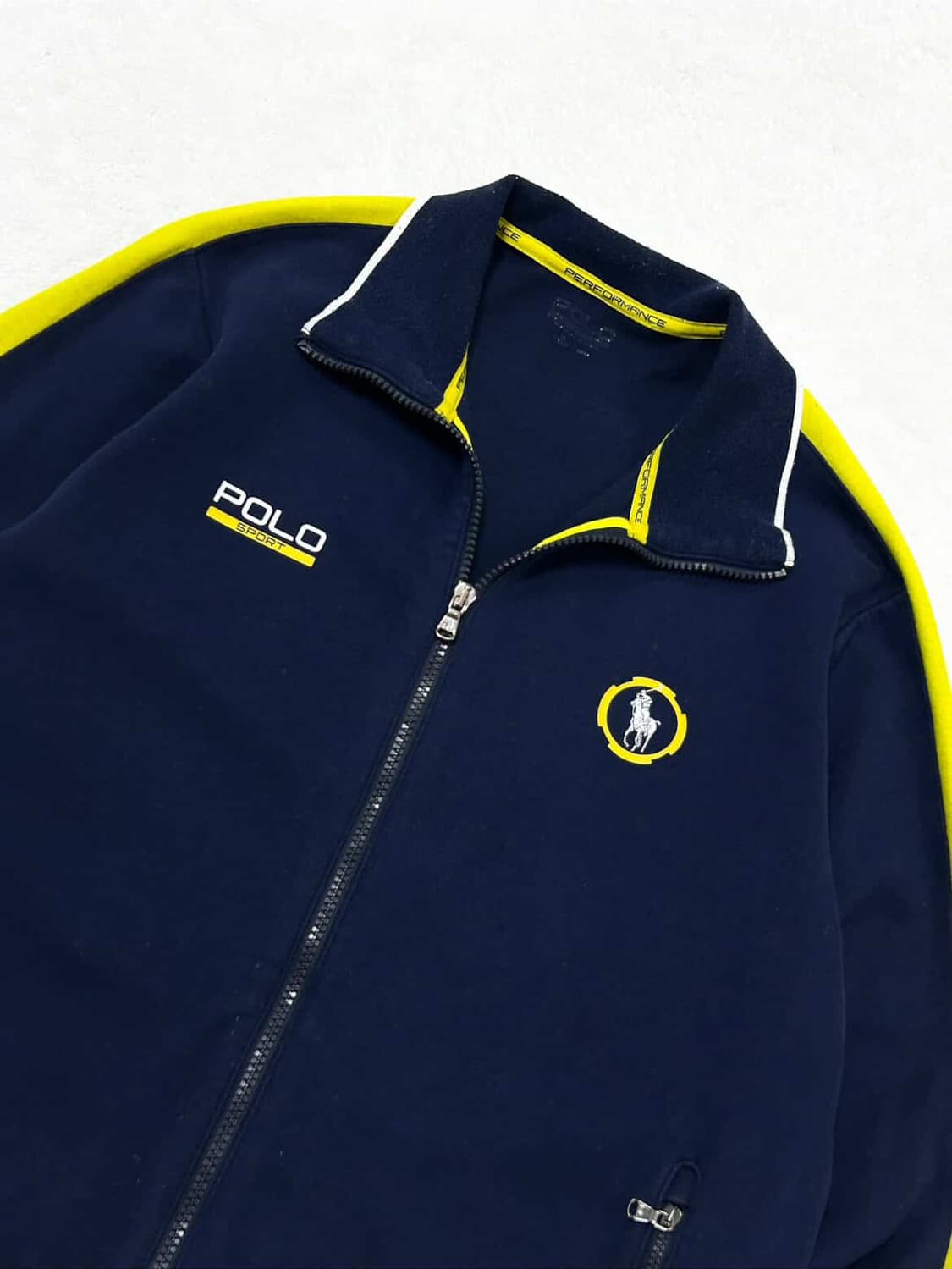 폴로 네이비 사이드라인 코튼집업 상품이미지7