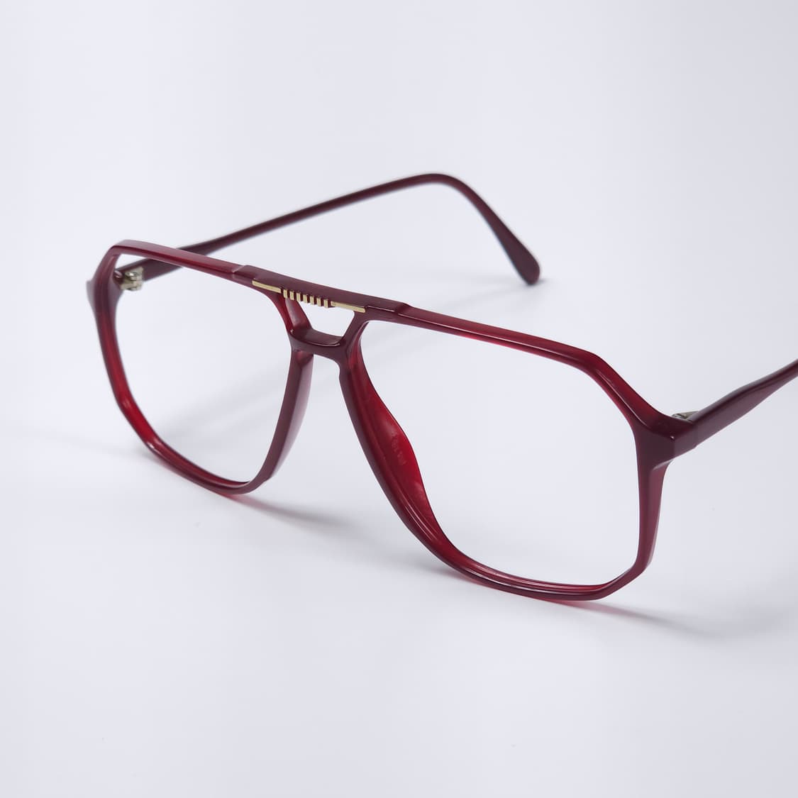 80's 로덴스톡 RODENSTOCK 독일 올드빈티지 레드 투브릿지 안경 상품이미지4