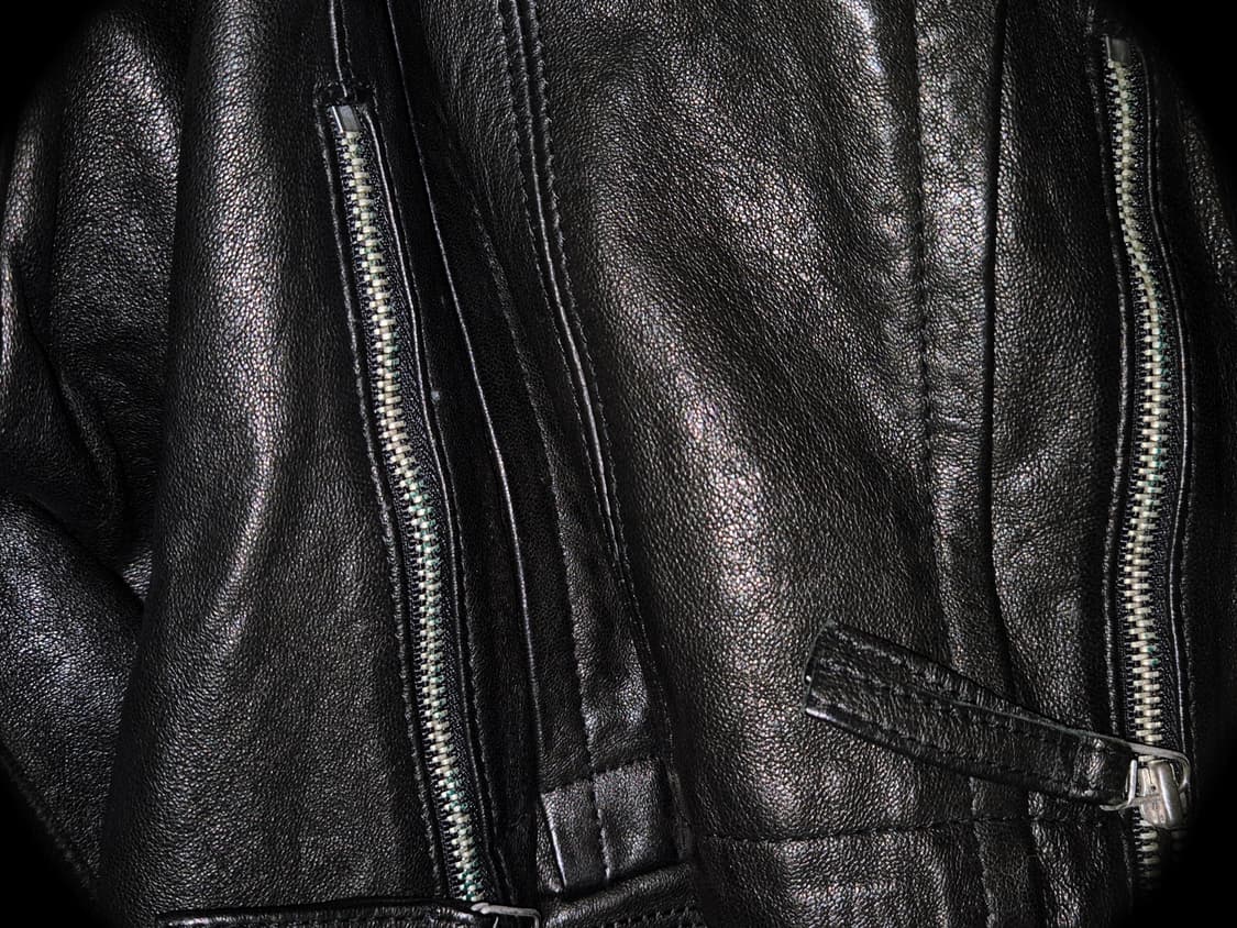 Vintage 09 Punk serra leather biker jack 상품이미지2