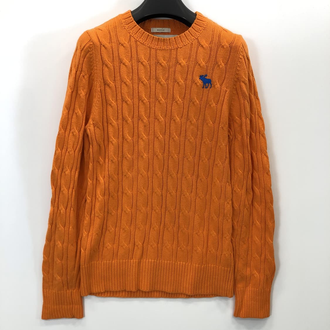 아베크롬비 자수로고 케이블니트 100  상품이미지1