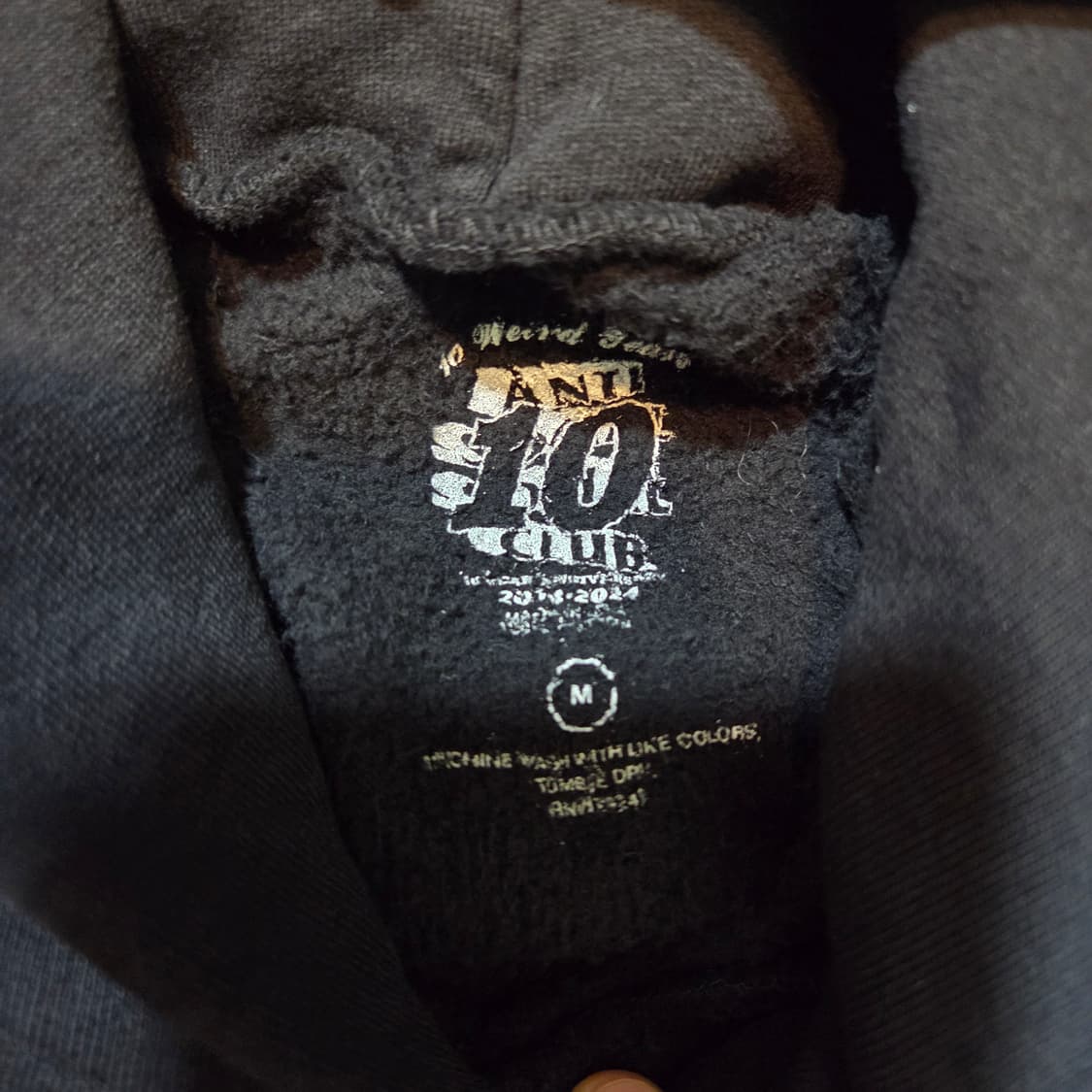 안티소셜클럽 빅로고 후드티 (실XL)
 상품이미지6