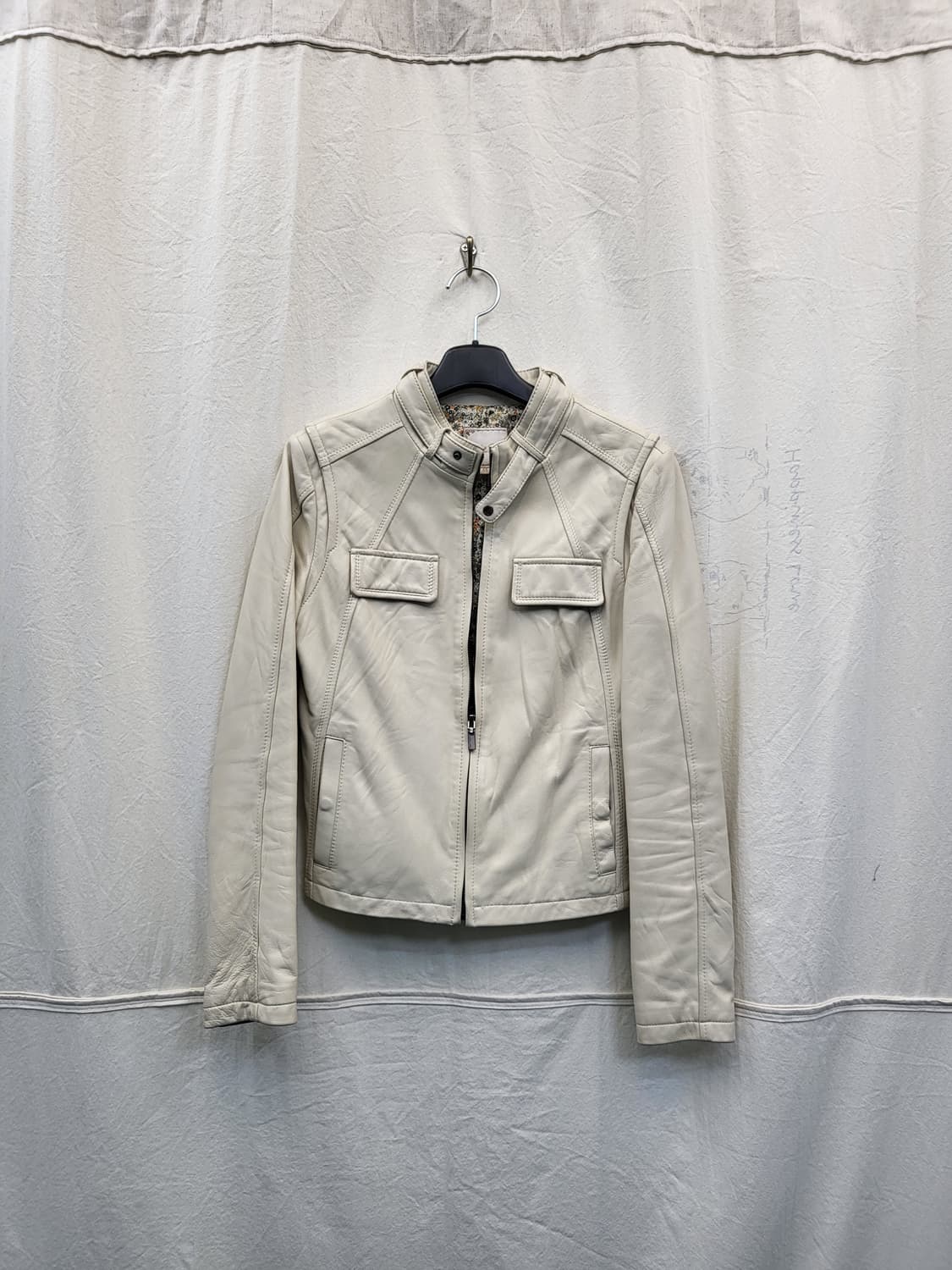 City Gee 가죽 라이더 자켓 상품이미지1