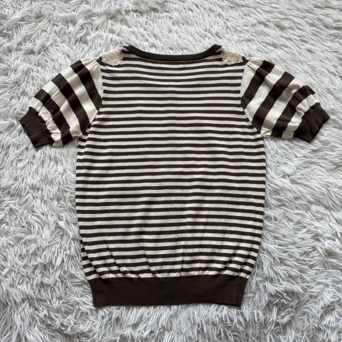 FAVORI 일본빈티지 보세 반팔 가디건 노드 빈티지가디건 free 38 상품이미지3