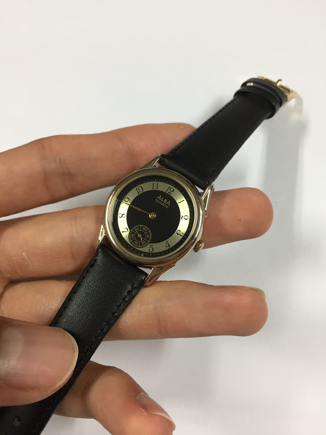 90s seiko alba quatz combi gold 상품이미지3