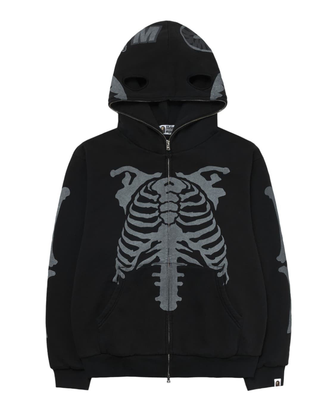 베이프 스켈레톤 2XL 샤크 후드 집업 상품이미지2
