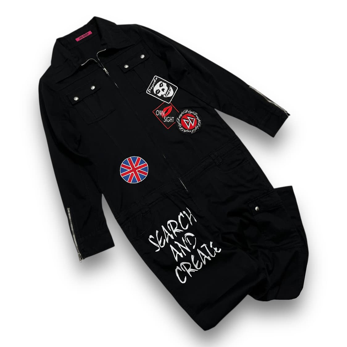 DIG-DEEP Punk Band patch jumpsuit 상품이미지1
