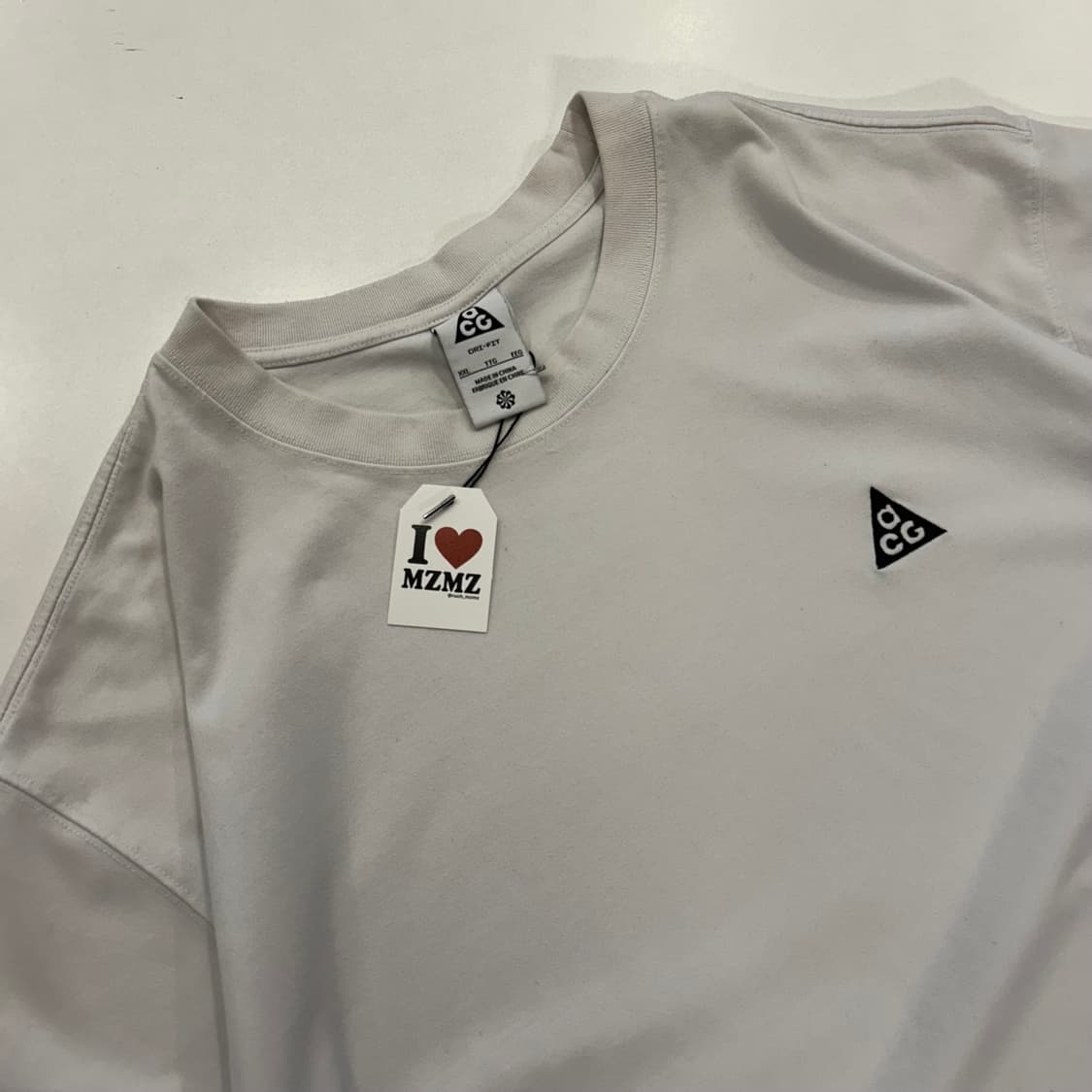 [XXL] 나이키 ACG LBR 반팔 티셔츠 화이트 A553 상품이미지3