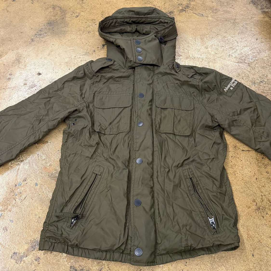 아베크롬비 카키 자켓  상품이미지3