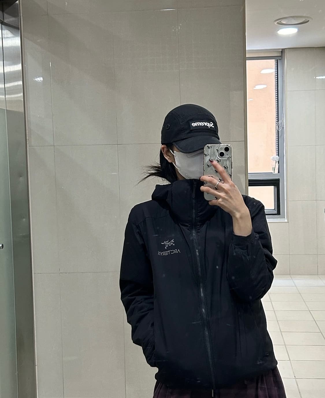 [S] 아크테릭스 아톰 후디 블랙 상품이미지6
