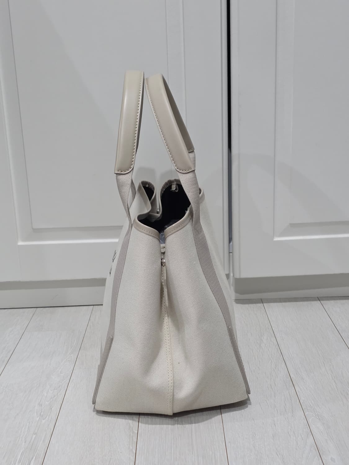 발렌시아가 카바스 토트백 스몰 s 아이보리 상품이미지3