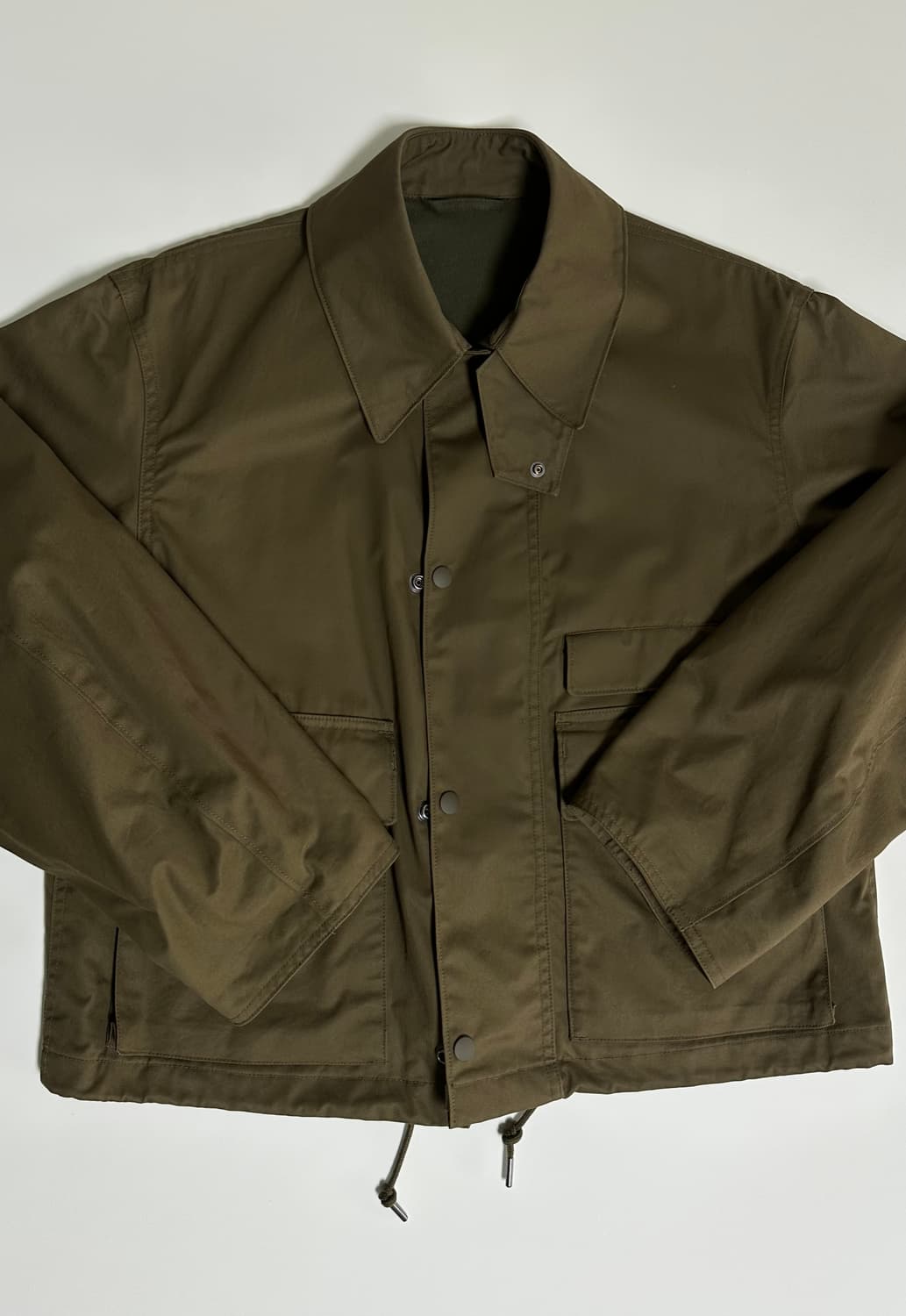 유니클로u 22fw 유틸리티 쇼트 블루종 상품이미지2