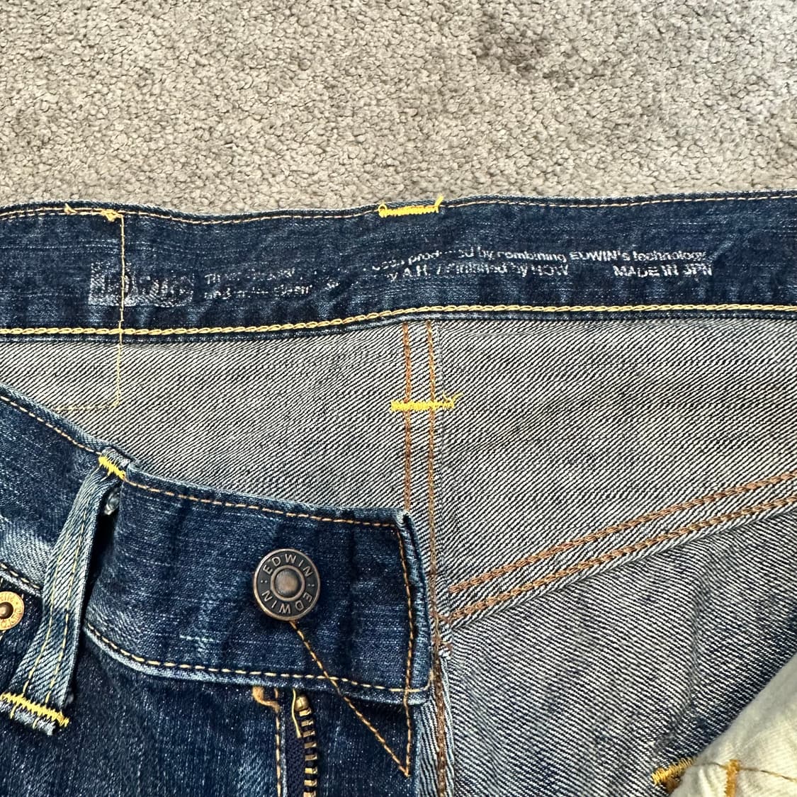 에드윈503 레귤러 스트레이트 페이드 데님 팬츠(32) 상품이미지7