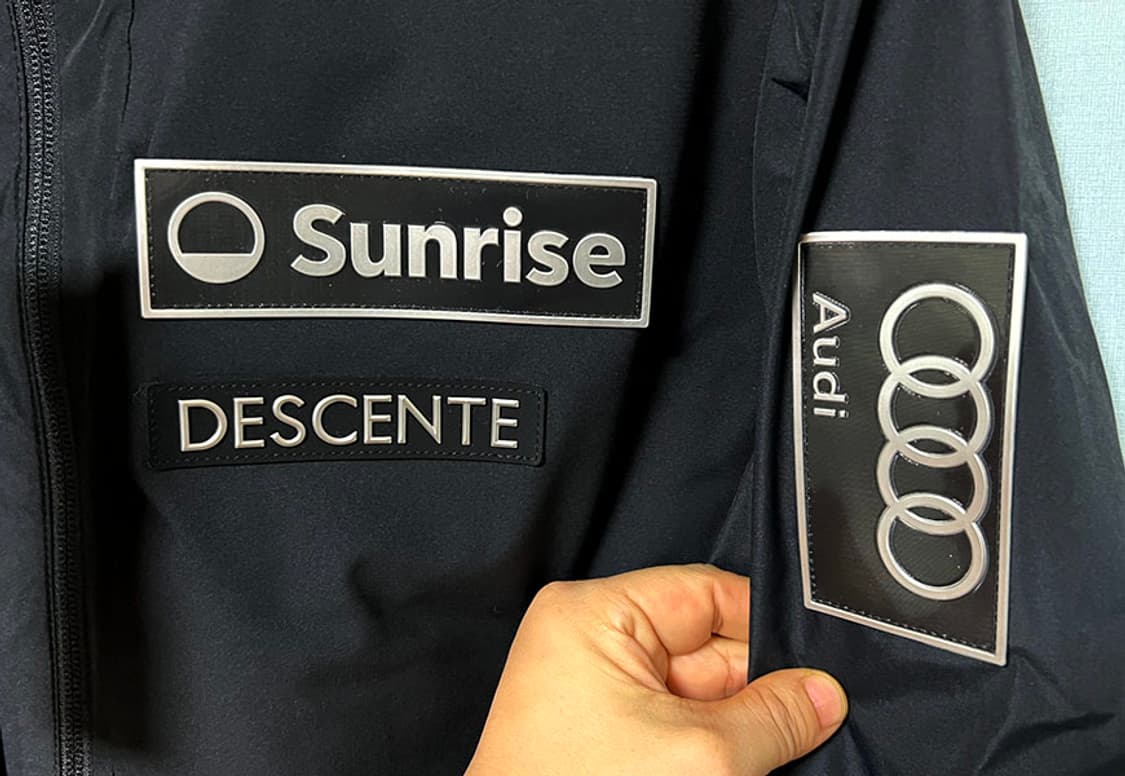 데상트 스위스 아우디 스키 후디 우븐자켓 남자 바람막이 새상품 M 95 상품이미지6