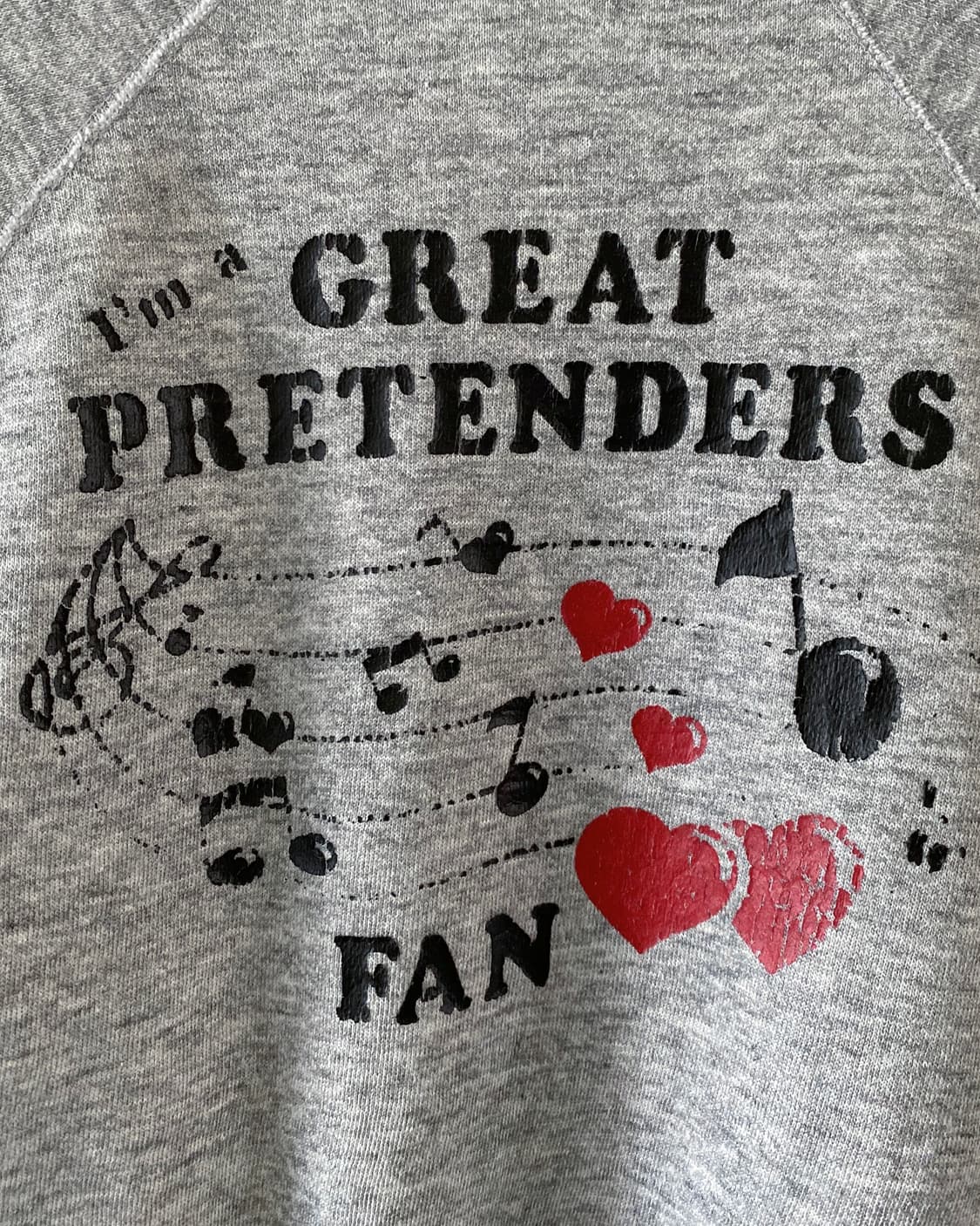 80s 빈티지 I‘m a GREAT PRETENDERS 맨투맨 상품이미지5