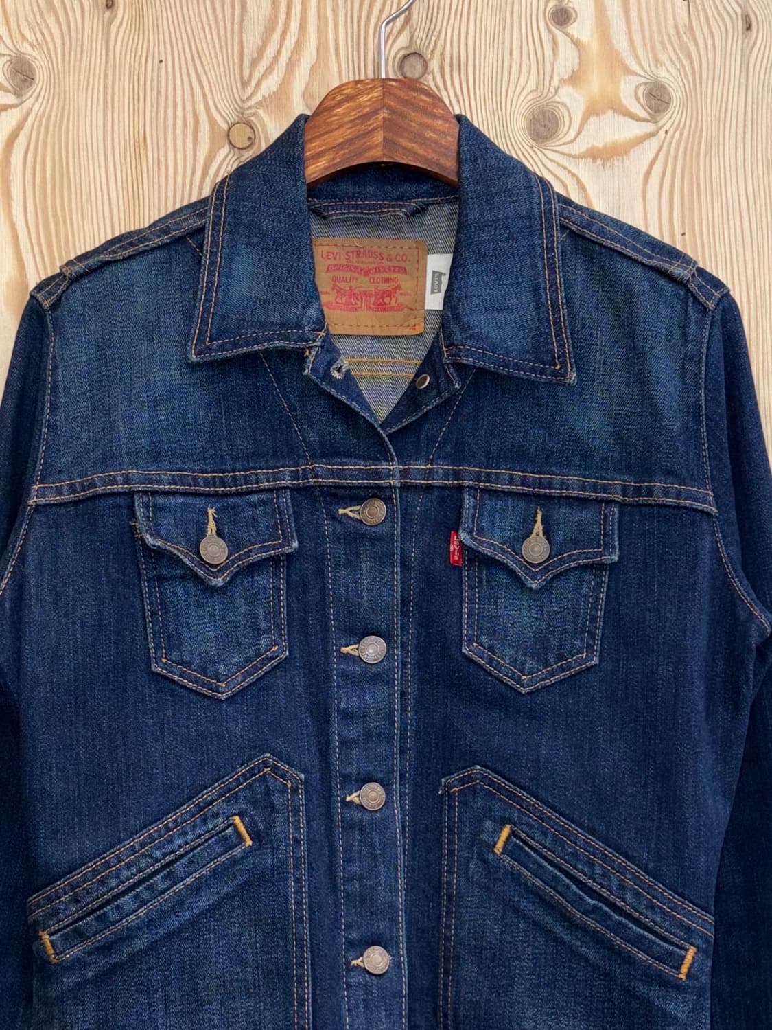 리바이스 데님 트러커 자켓 우먼 상품이미지2