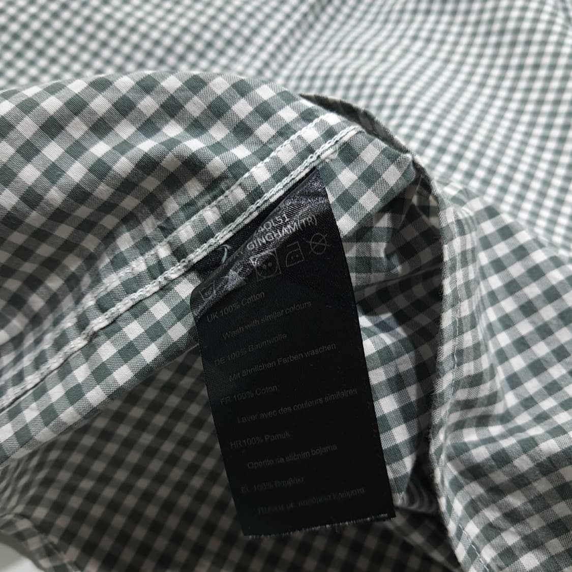 CL939 M 바버 테일러드핏 세이지그린 마이크로체크 셔츠 상품이미지6