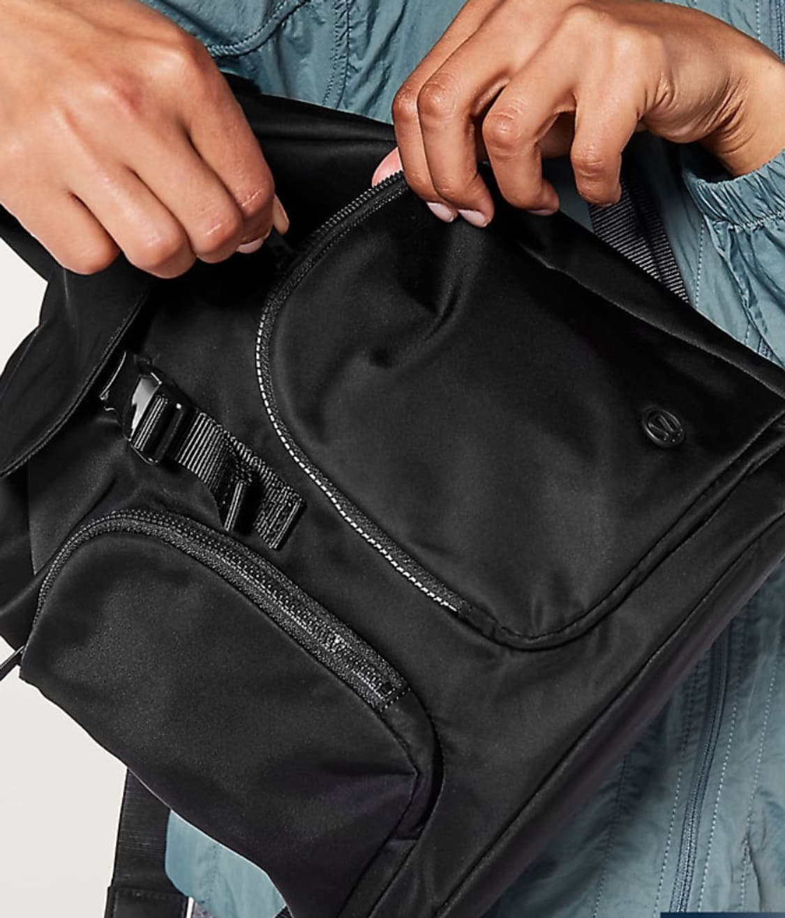 [택포] 룰루레몬 캐리 온워드 럭섹 블랙 미니 백팩  [A] 상품이미지3