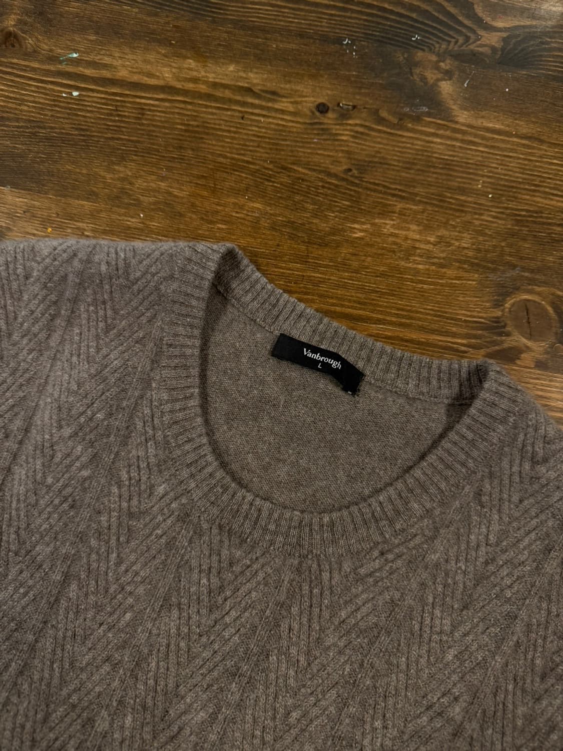 밴브루 캐시미어 니트 베스트 100 상품이미지5