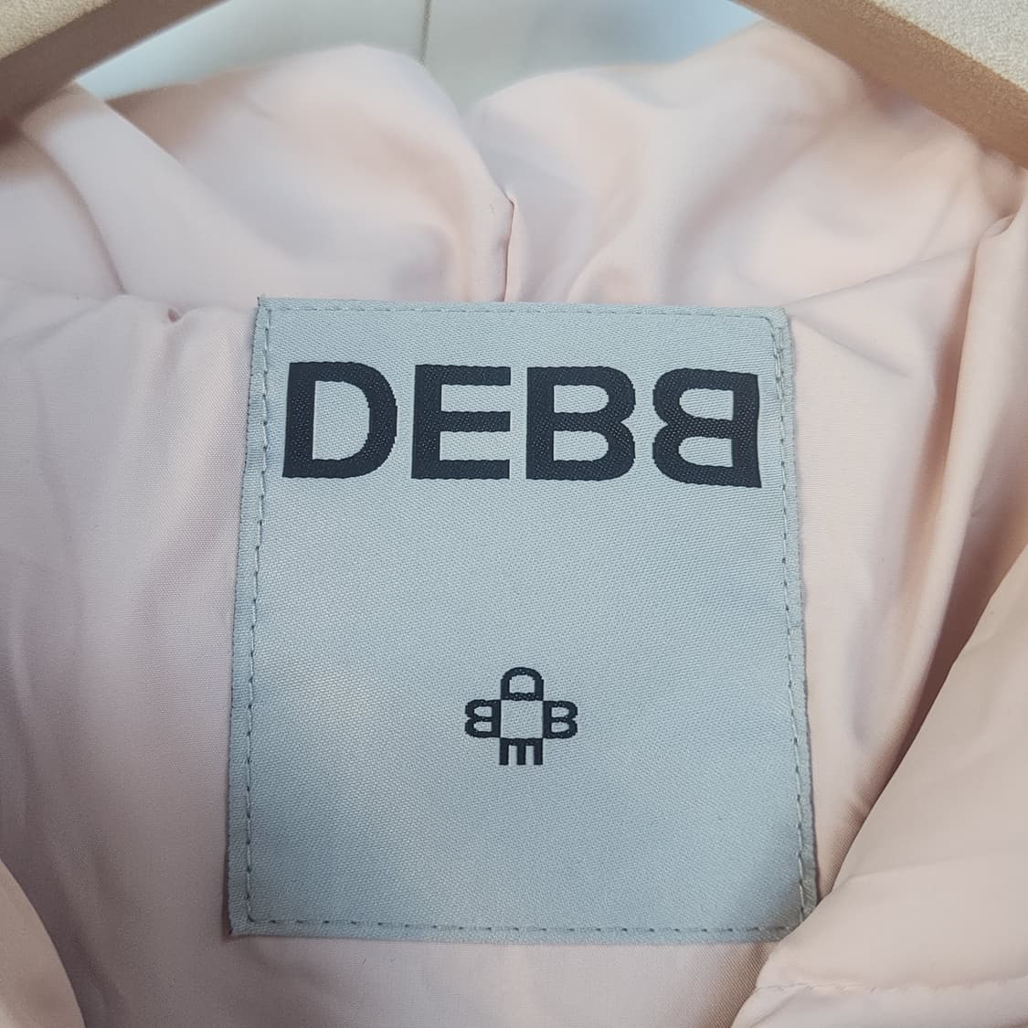 DEBB 핑크 후드 패딩 점퍼 상품이미지2