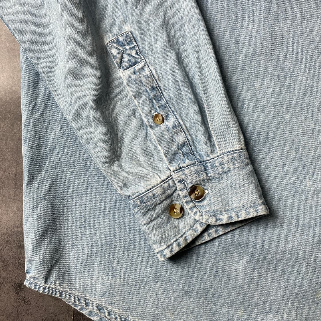 ULTRACLUB 빈티지 다운버튼 코튼 데님 셔츠 A00471 상품이미지5