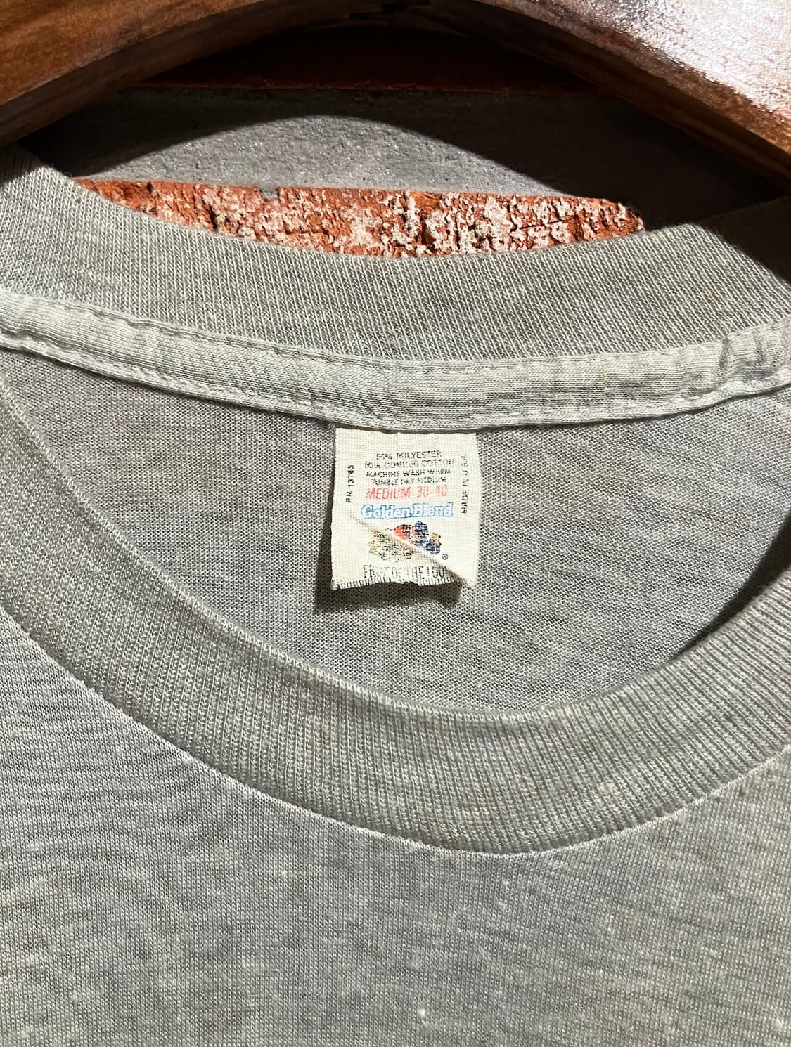 80s USA 빈티지 포켓 티셔츠 상품이미지7