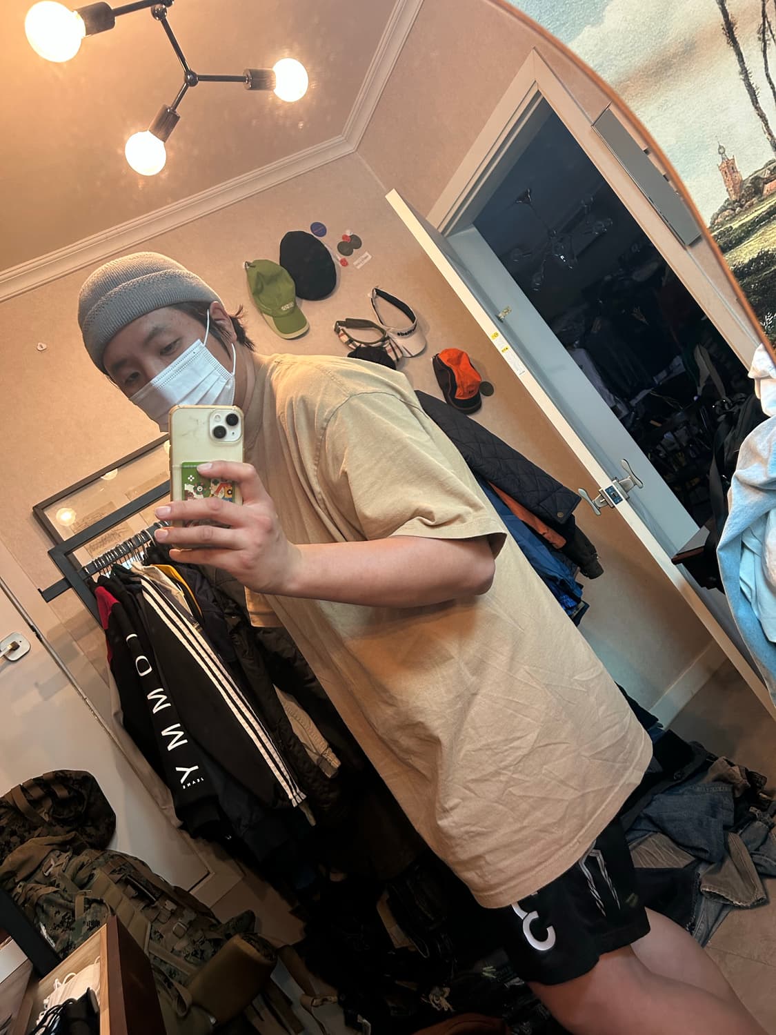 미즈노 블랙컬러 빈티지 나일론 쇼트 하프팬츠  36인치 상품이미지9