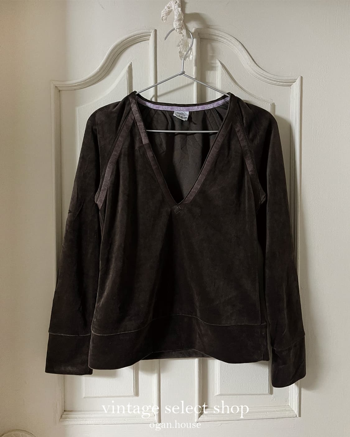 vintage velvet top[Adidas] 상품이미지1