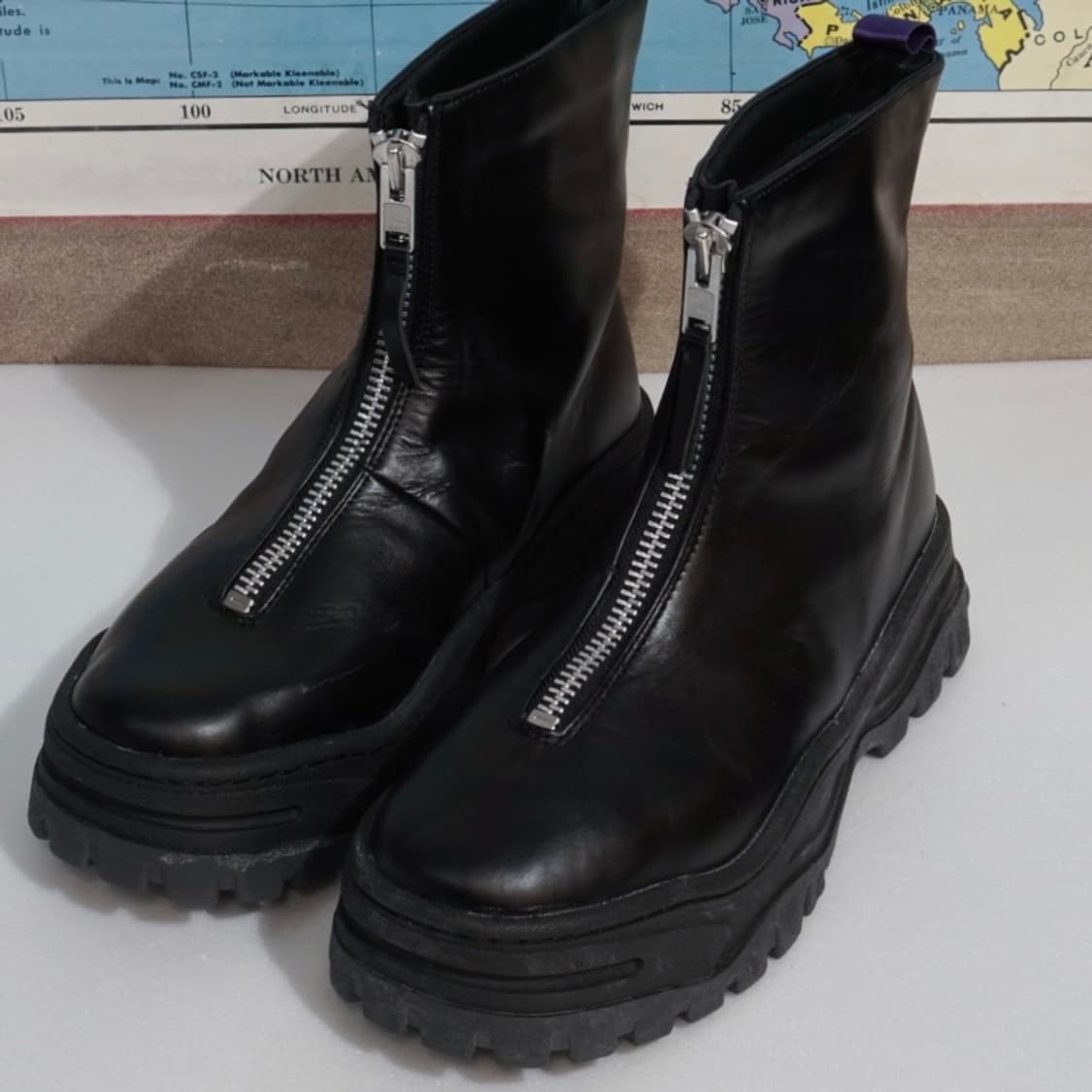 이티스 레이븐리 레더 집업 부츠 상품이미지4