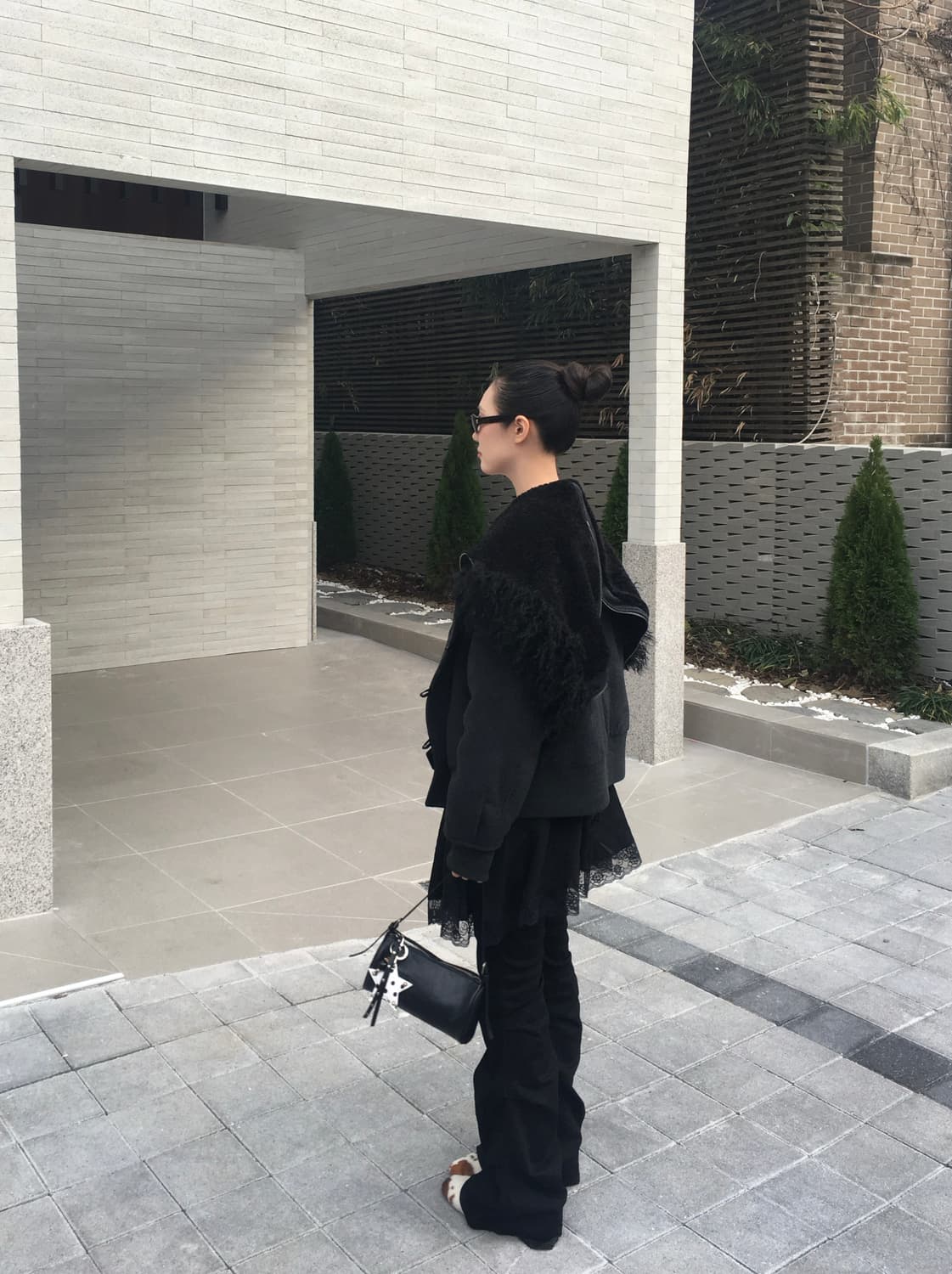 LCDC 레이스 트림 저지 드레스 상품이미지6