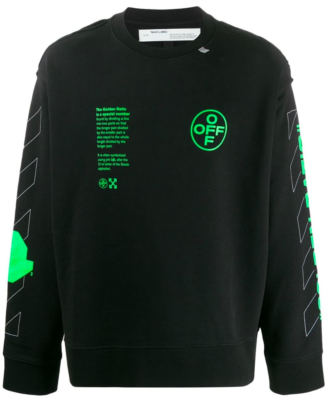 [S] 오프화이트 아치 셰이프 맨투맨 OMBA037R20E30006 상품이미지3