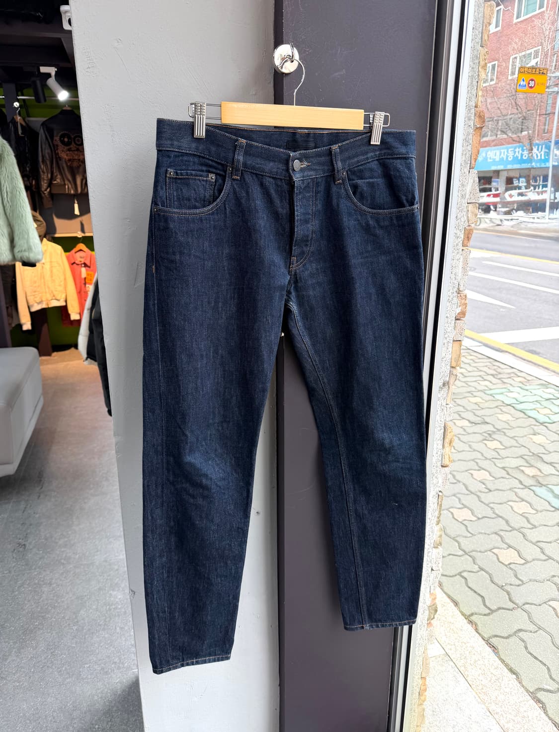 31~32/ 프라다 백패치 데님 셀비지 팬츠 상품이미지2