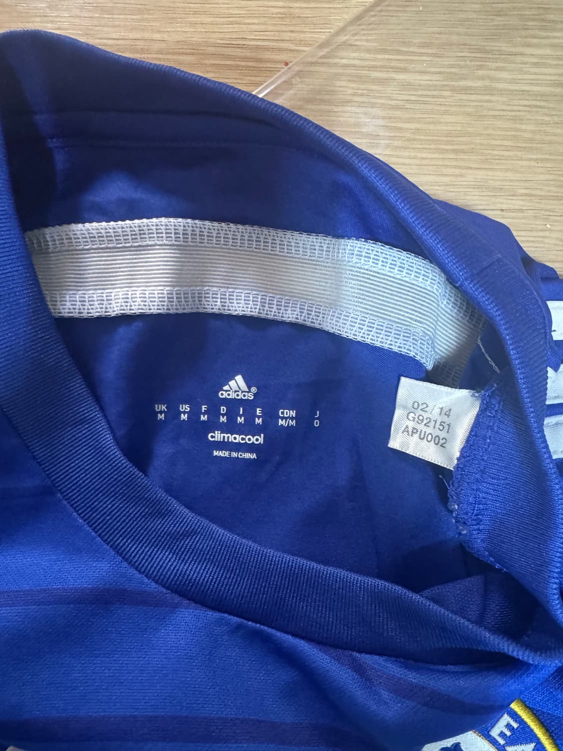 아디다스 삼선 첼시 14-15 홈 유니폼 반팔 상품이미지5